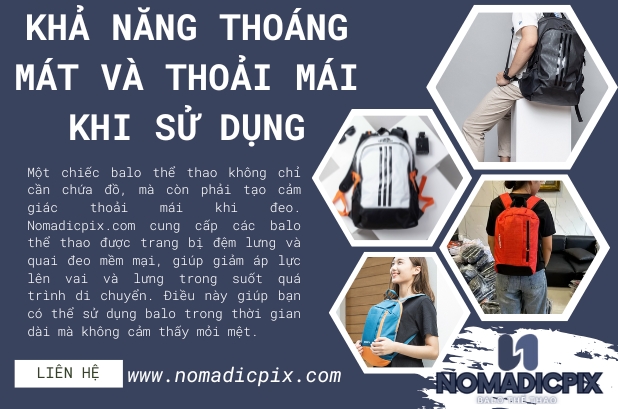 Giới Thiệu BALO THỂ THAO NOMADICPIX